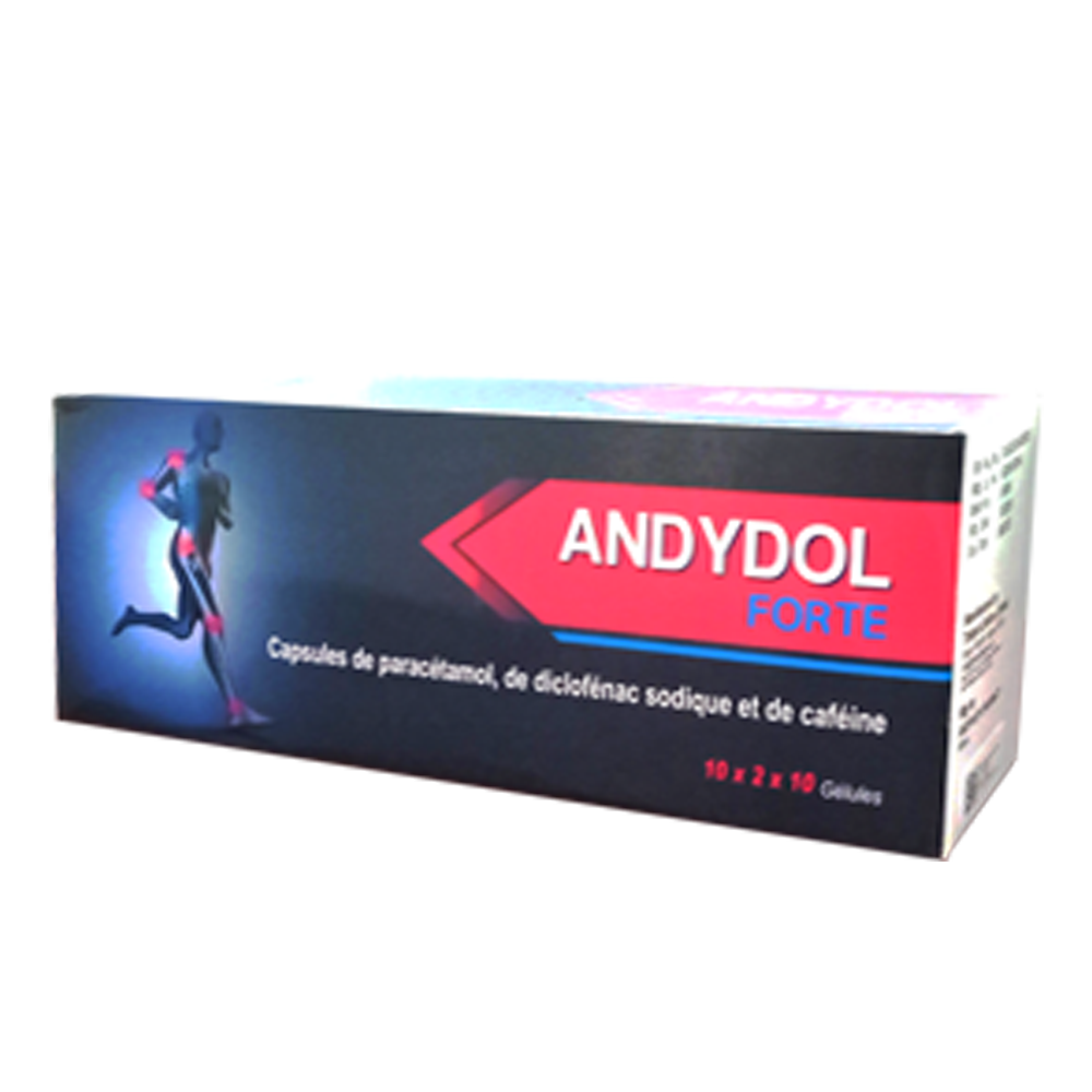 Andyfaith Andydol Forte tab for fast pain relief and fever reduction
