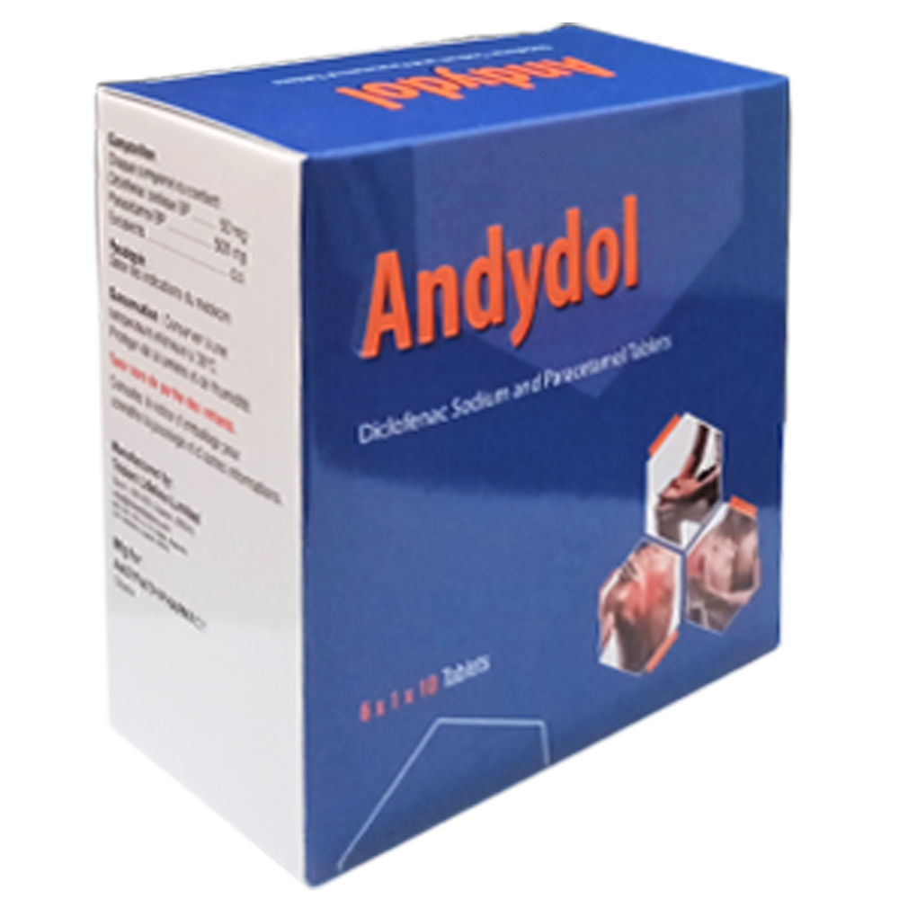 Andyfaith Andydol tab for pain relief and fever reduction